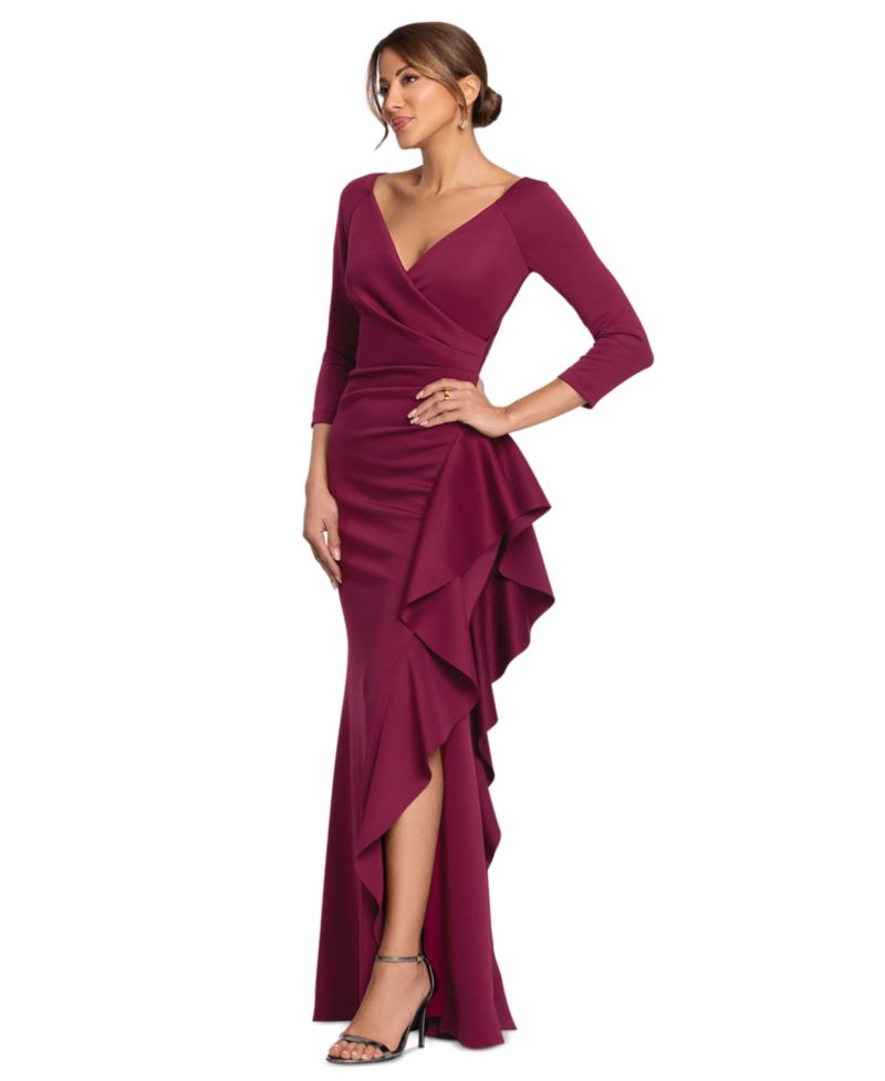 Women's Long-Sleeve Scuba Gown