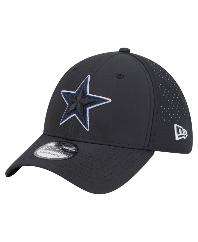 Men's Black Dallas Cowboys 39THIRTY Flex Hat