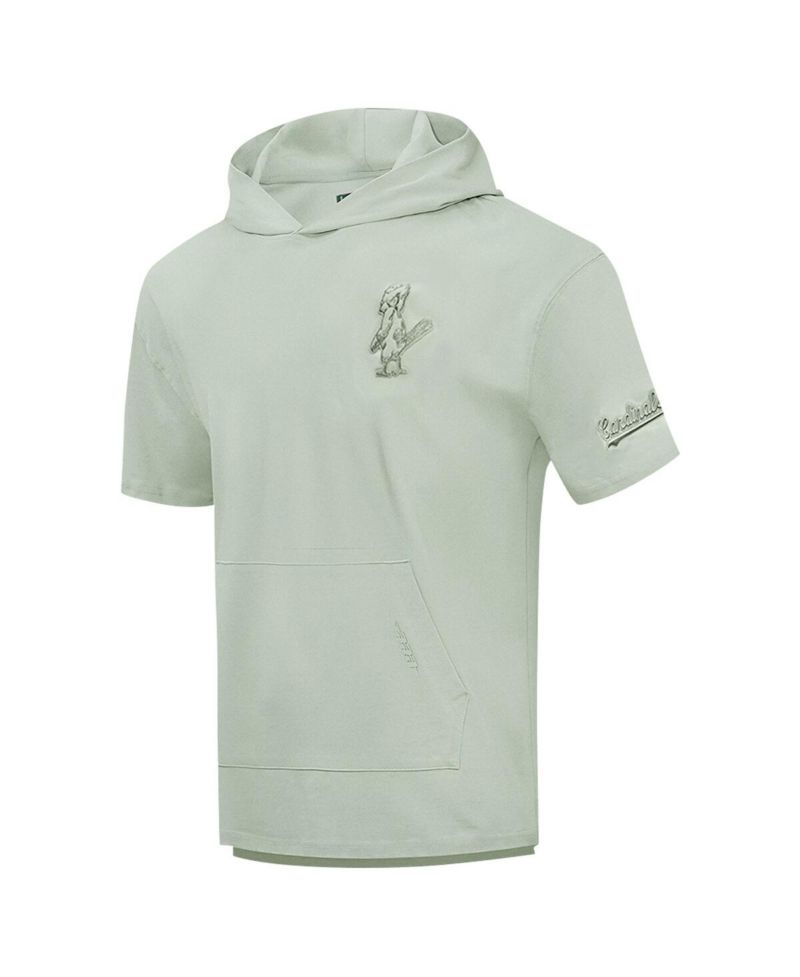 Men's Green St. Louis Cardinals Neutral Short Sleeve Pullover Hoodie