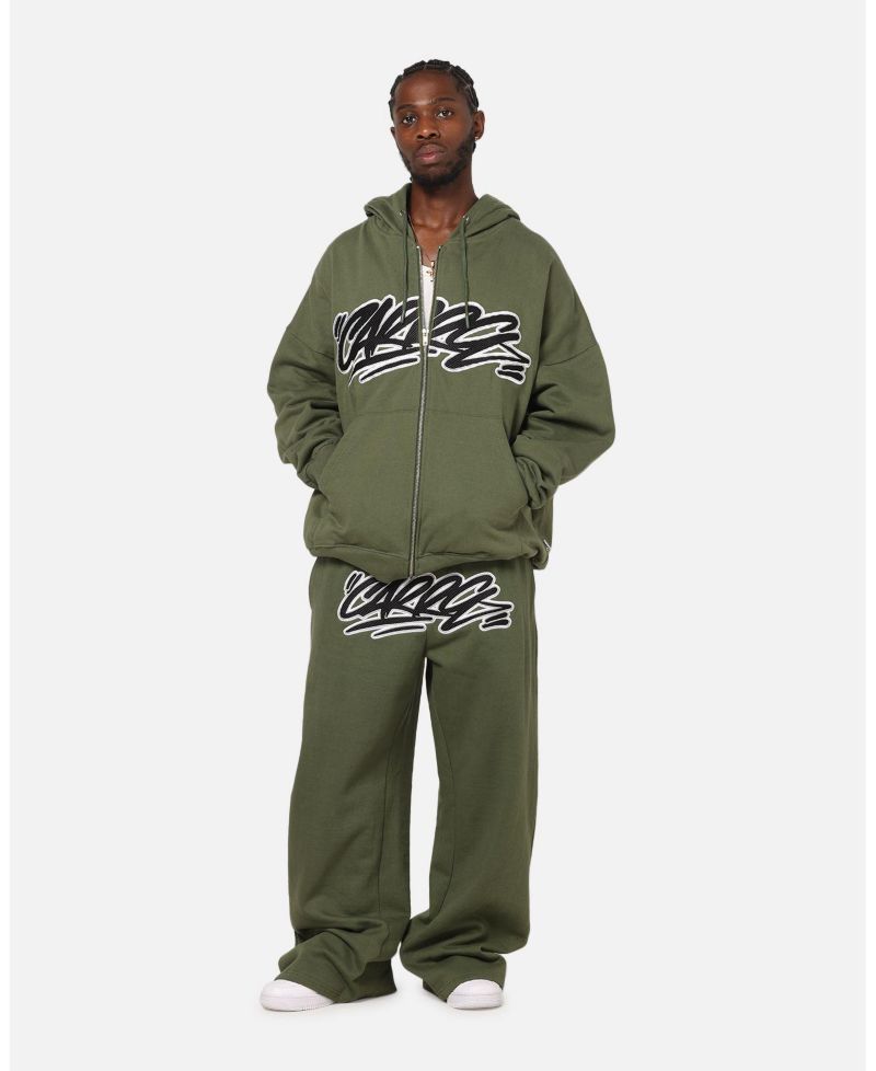 Men's Terrace Relaxed Fit Embroidered Logo Trackpants