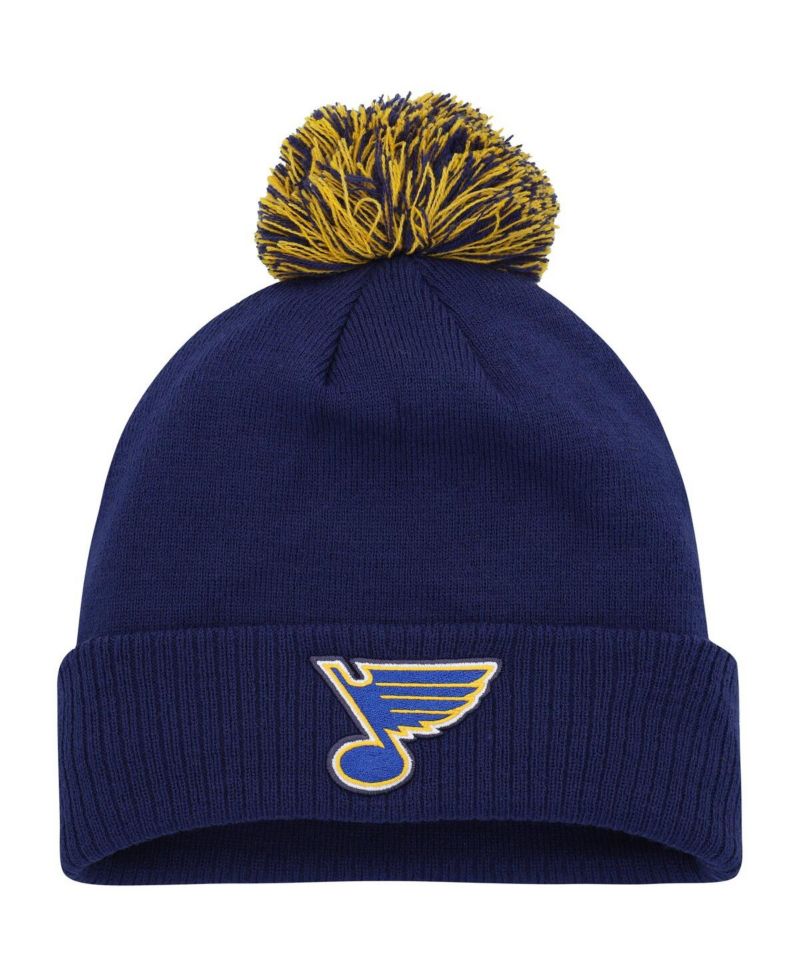 Men's Blue St. Louis Blues COLD.RDY Cuffed Knit Hat with Pom