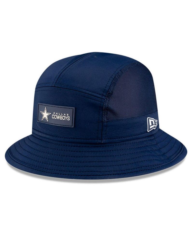Men's Navy Dallas Cowboys 2025 Sideline Bucket Hat