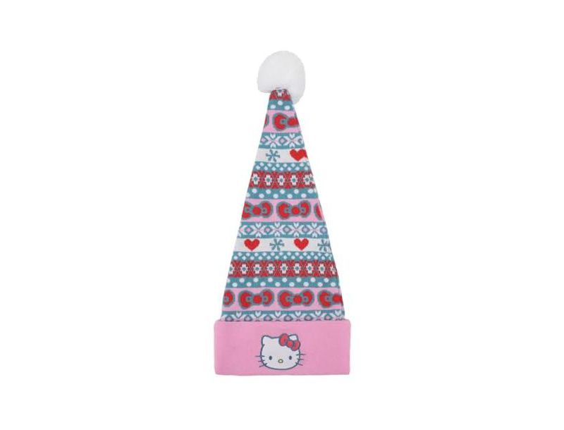 Men's Holiday Pattern Santa Hat