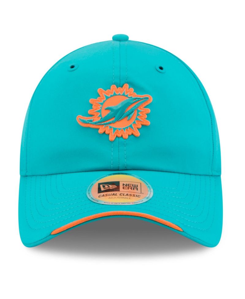 Men's Aqua Miami Dolphins 2026 Sideline Casual Classic Adjustable Hat