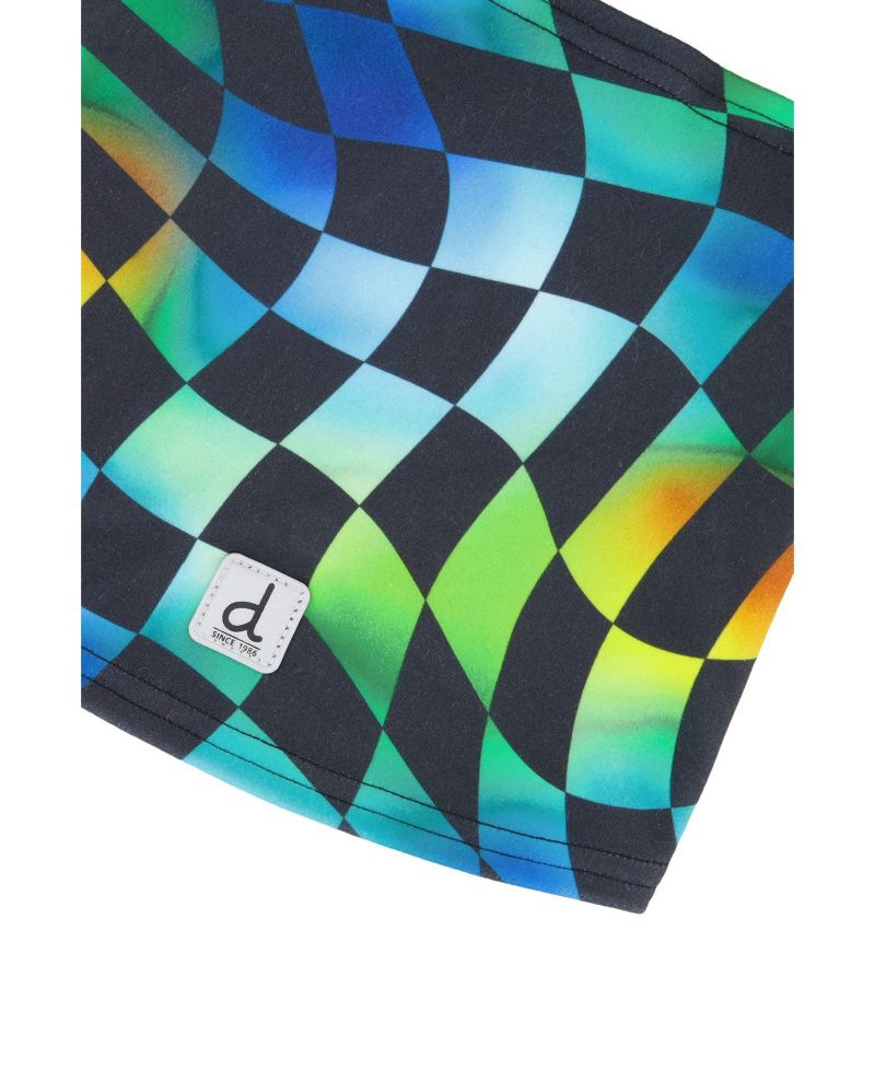 Little and Big Boy(5-14) Brushed Jersey Balaclava Checkered Print