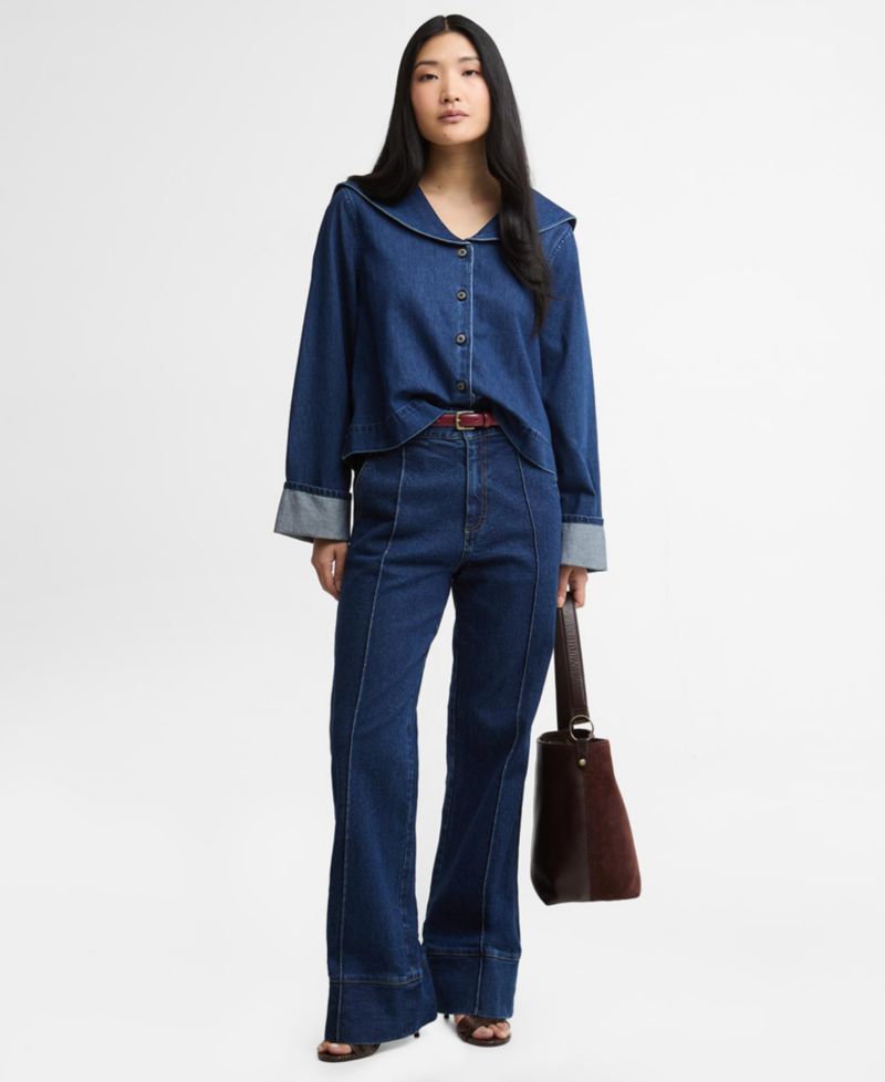 Women's Cartmel Zippered High-Rise-Jeans