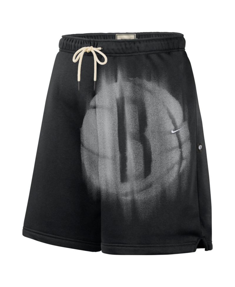 Men's Black Brooklyn Nets 2026 Standard Issue Practice Icon Fleece Shorts