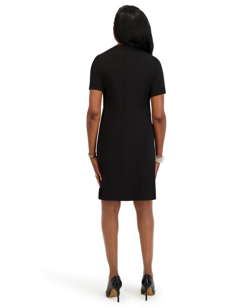 Women's Short Sleeve Crewneck Dress
