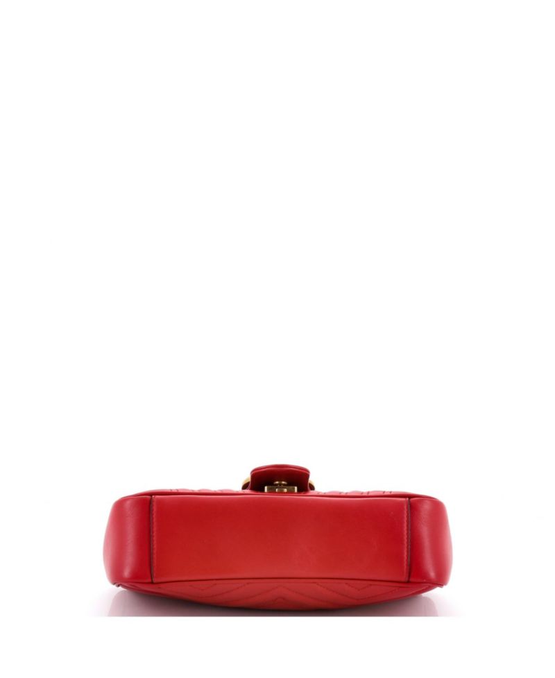 Medium GG Marmont Flap Bag Matelasse Leather