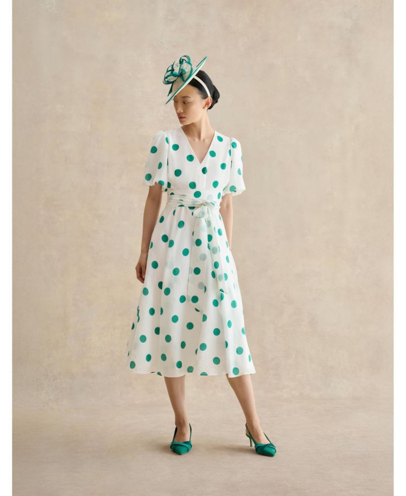 Women's Barrington Polka Dot Midi Dress