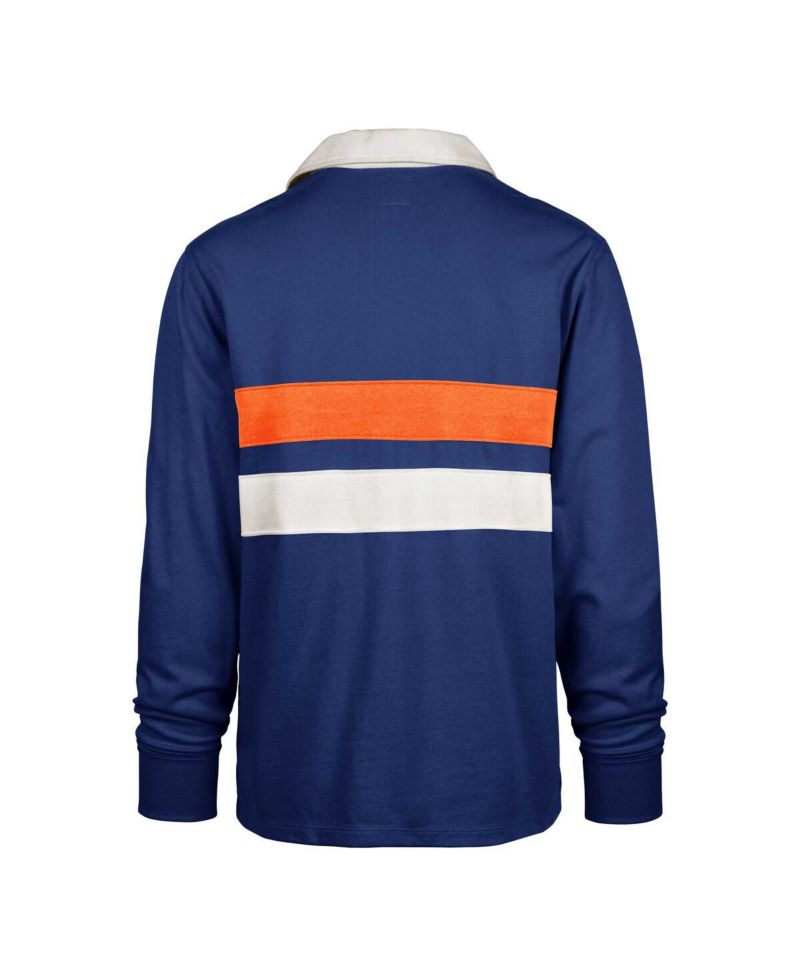 Men's Royal Florida Gators Clubhouse Knox Thames Long Sleeve Rugby Polo Shirt