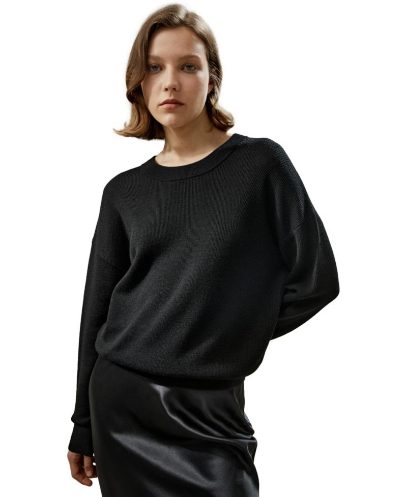 Women's Wool Crewneck Sweater