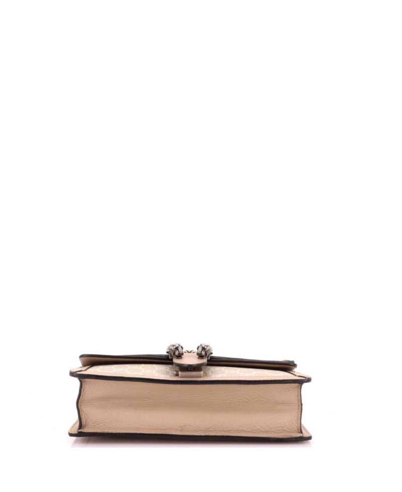 Small Dionysus Bag GG Coated Canvas with Leather
