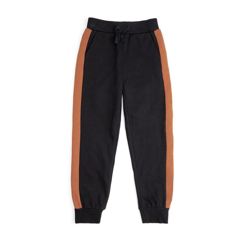 Boys' 4-20 Striped Brushed-Fleece Jogger