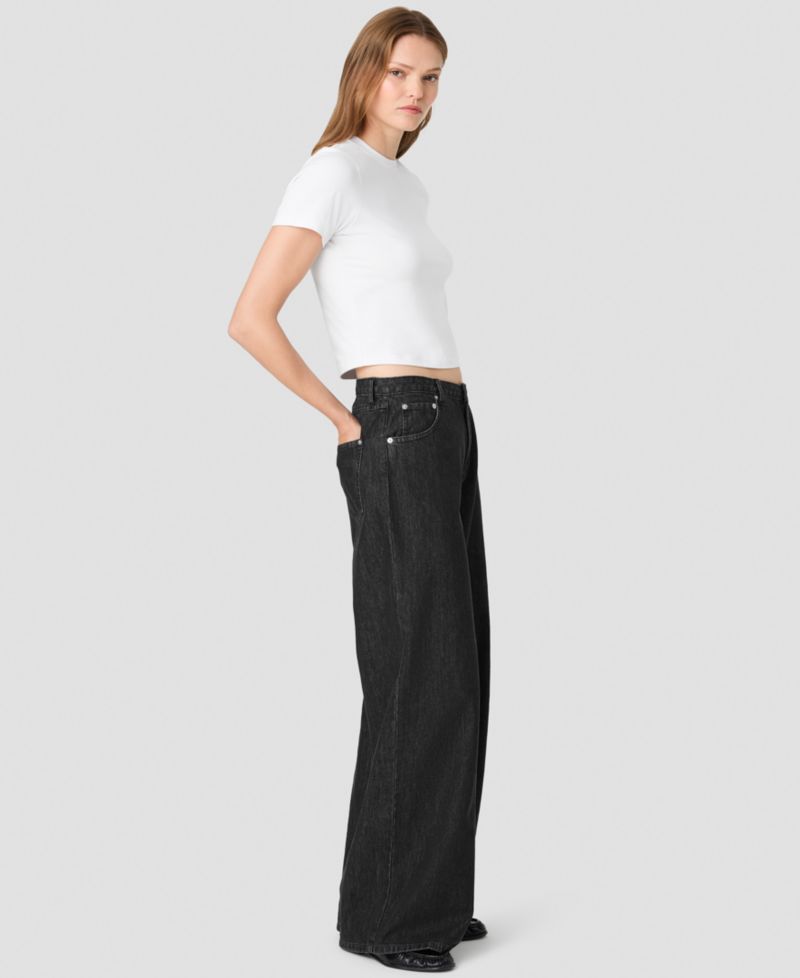 Women's Elton High-Waisted Wide-Leg Denim Jeans