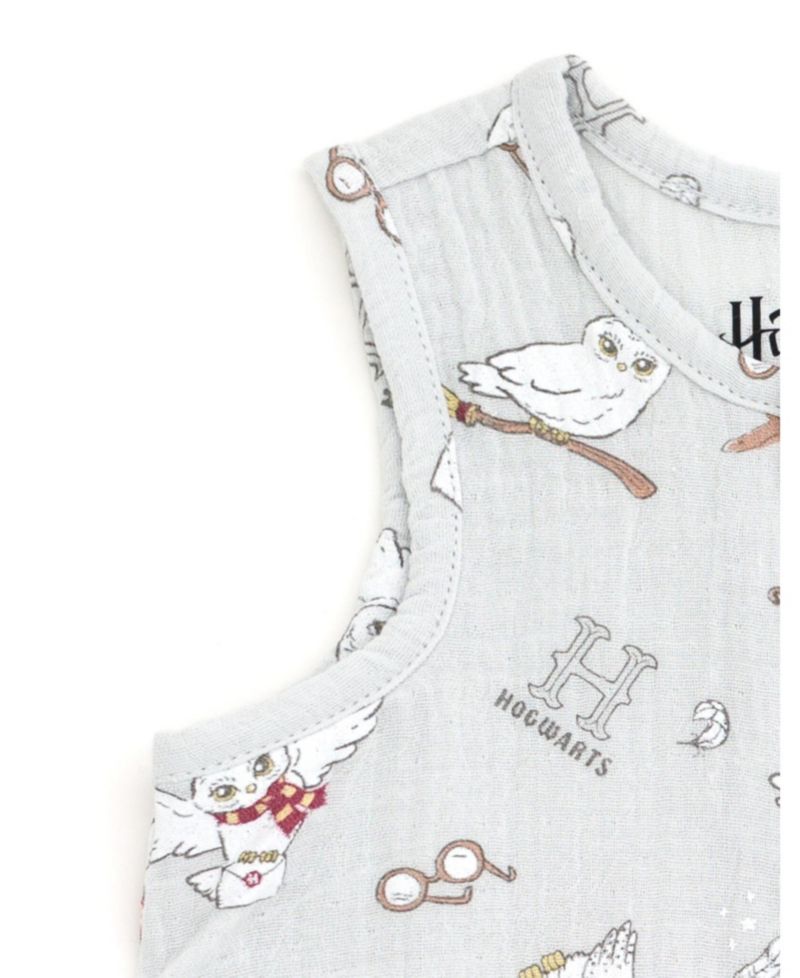 Baby Boys Hedwig Henley Sleeveless Romper