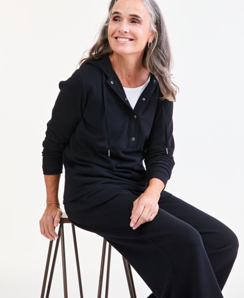 Women's LuxLounge Fleece Hooded Sweatshirt