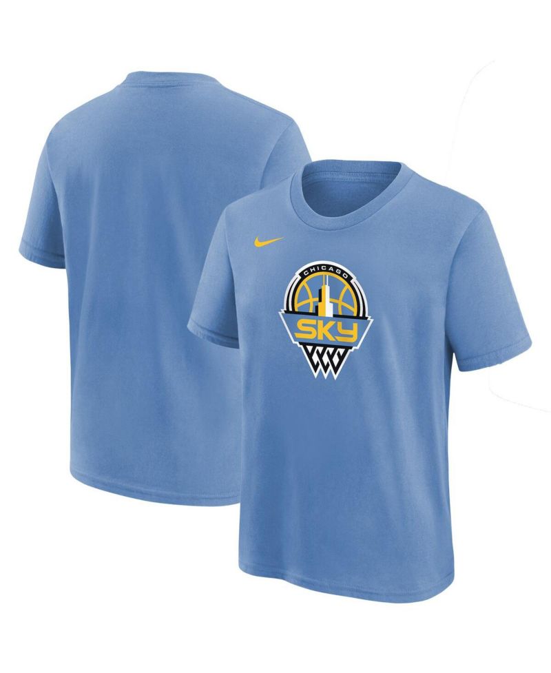 Big Boys and Girls Sky Blue Chicago Sky Essential Logo T-Shirt