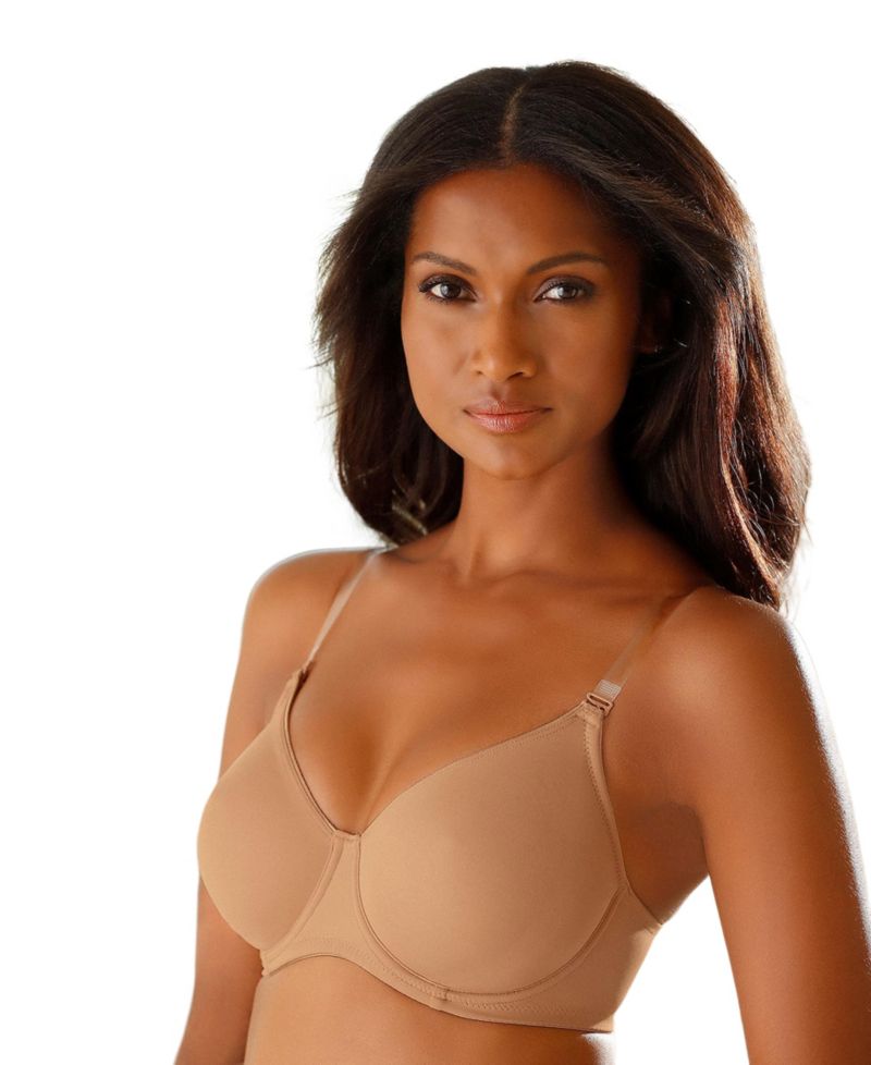 Women's Multi Strap Underwire Non-Padded T-Shirt Bra