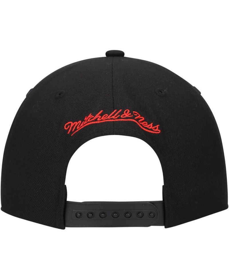 Men's Black Washington Capitals Core Team Script 2.0 Snapback Hat