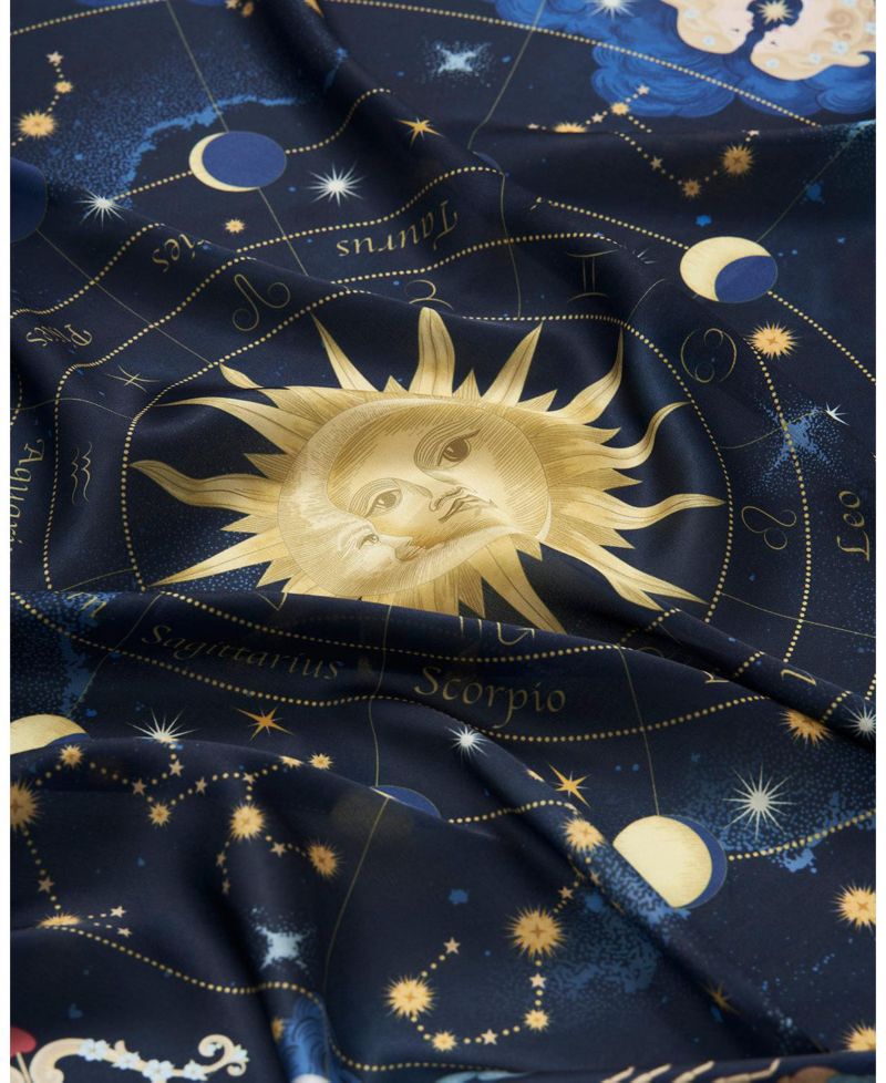 Women's Zodiac Medium Square Scarf