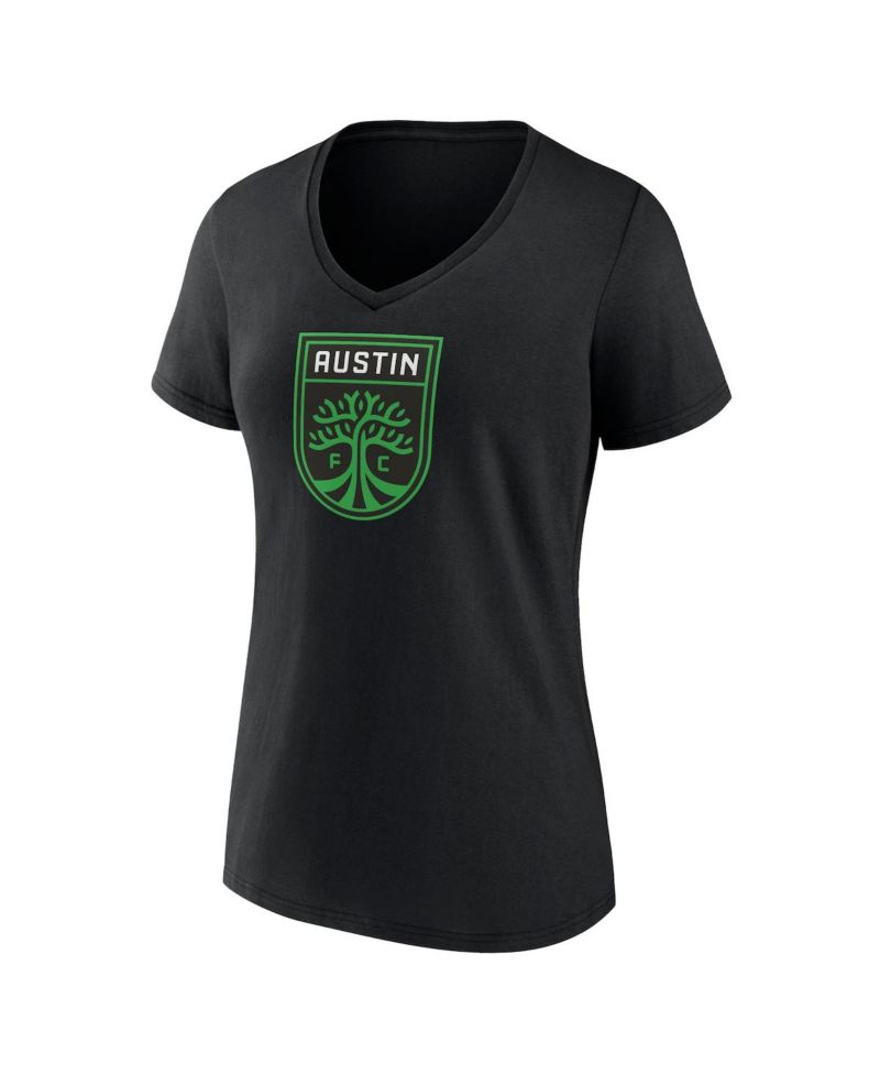 Women's Austin FC Logo V-Neck T-Shirt