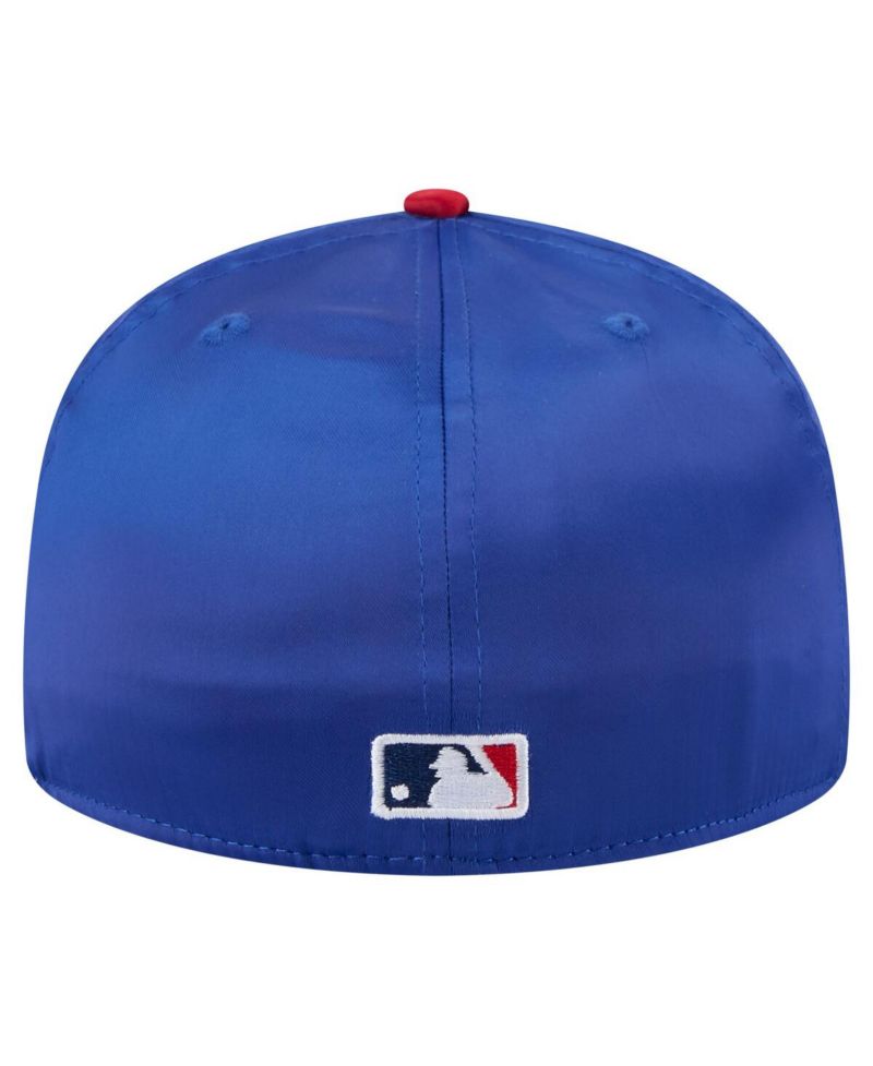 Men's Royal/Red Chicago Cubs Satin 59FIFTY Fitted Hat
