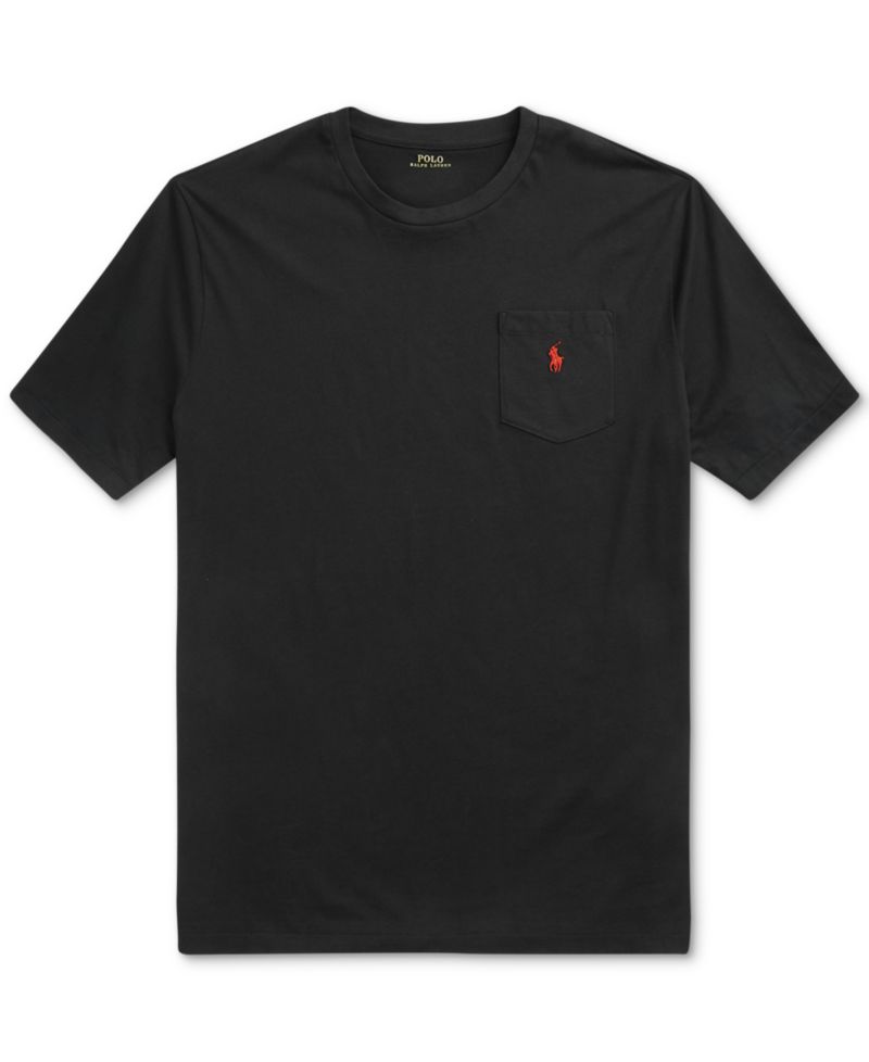 Men's Big & Tall Crew-Neck Pocket T-Shirt