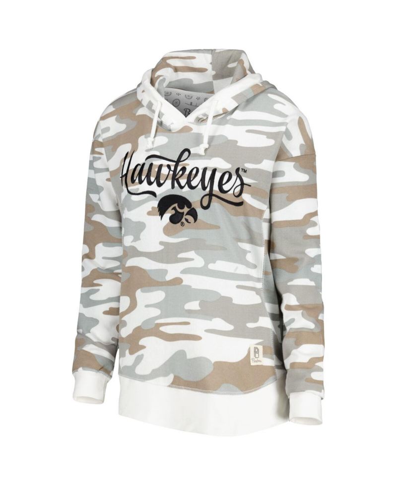 Women's Camo Iowa Hawkeyes San Pablo Pullover Hoodie