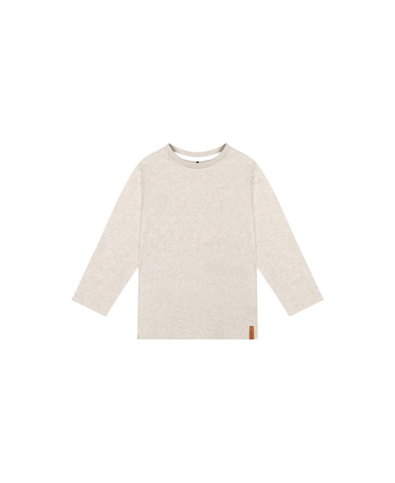 Little Boys (6-12) Cotton Long Sleeve T-Shirt Heather