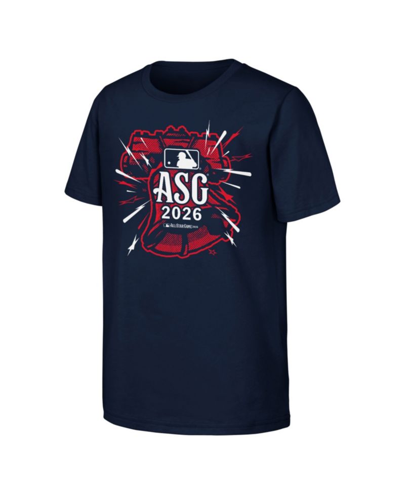 Big Boys and Girls Navy 2026 MLB All-Star Game Loud Liberty T-Shirt