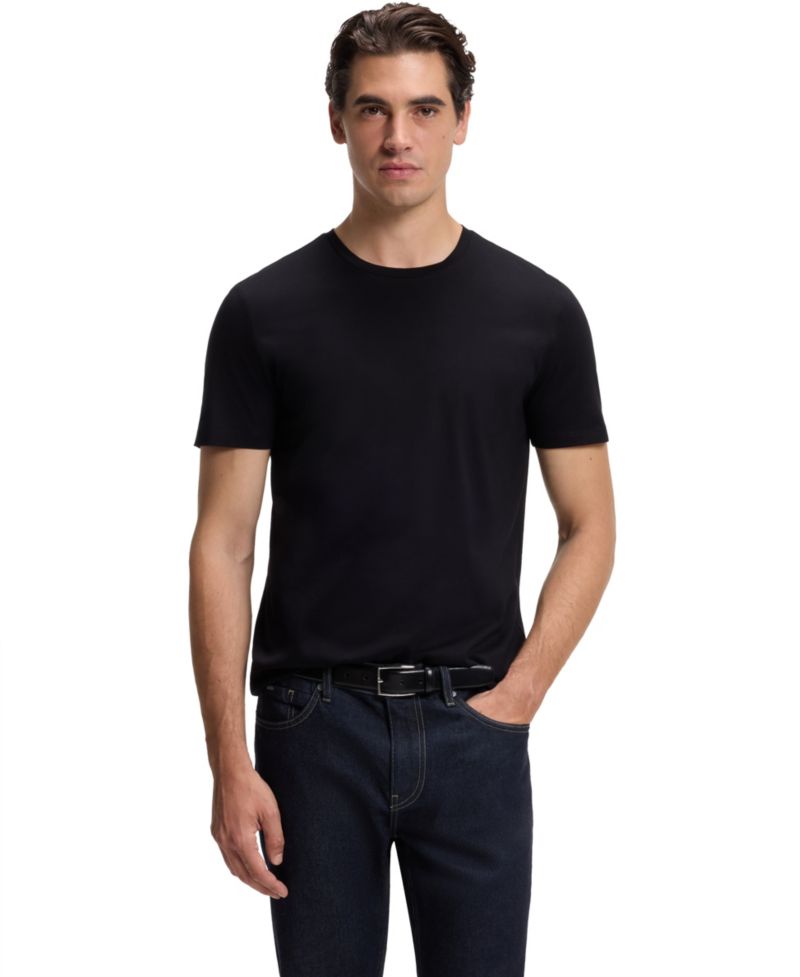 Men's Slim-Fit Mercerized-Cotton T-shirt