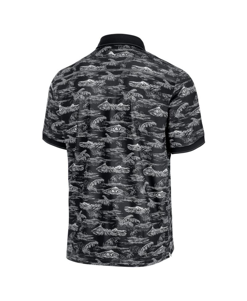 Men's Black Texas Longhorns Sport Bay View IslandZone Polo Shirt