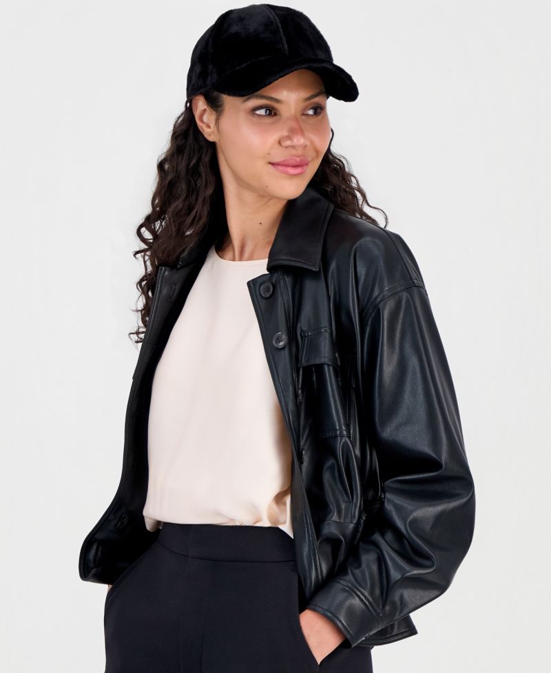 Faux Fur Baseball Cap