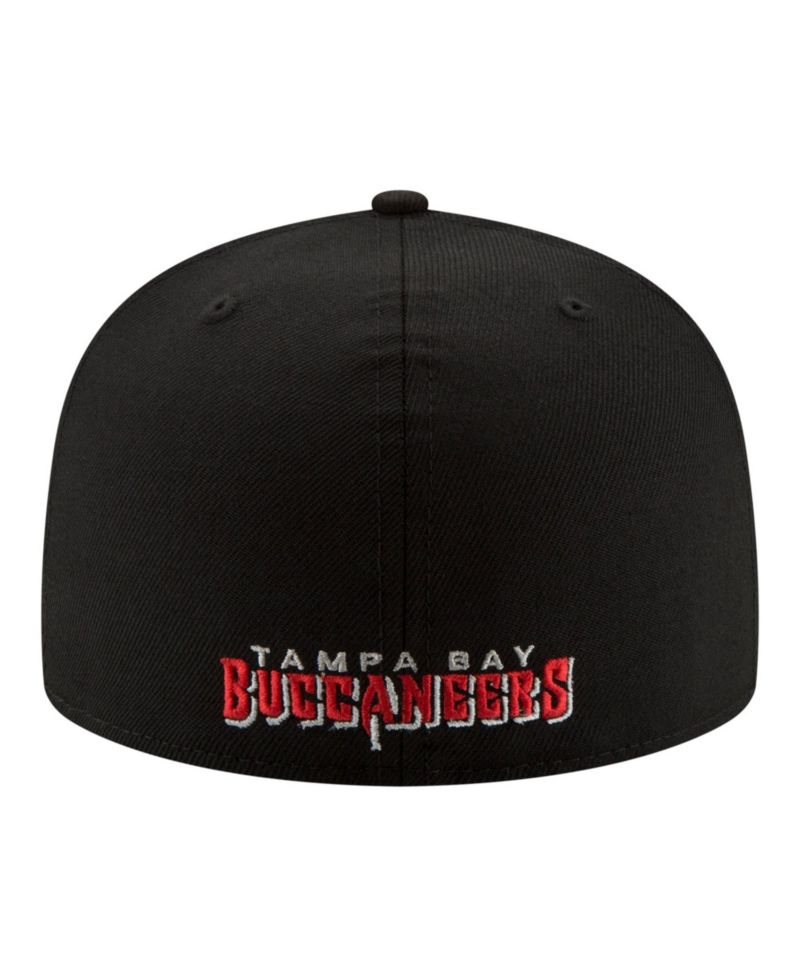 Men's Black Tampa Bay Buccaneers 59FIFTY Fitted Hat
