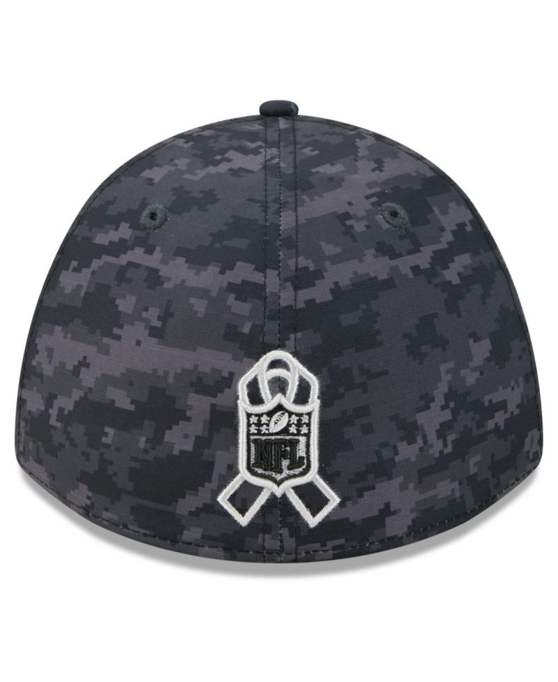 Men's Black Green Bay Packers 2026 Salute to Service 39THIRTY Flex Hat