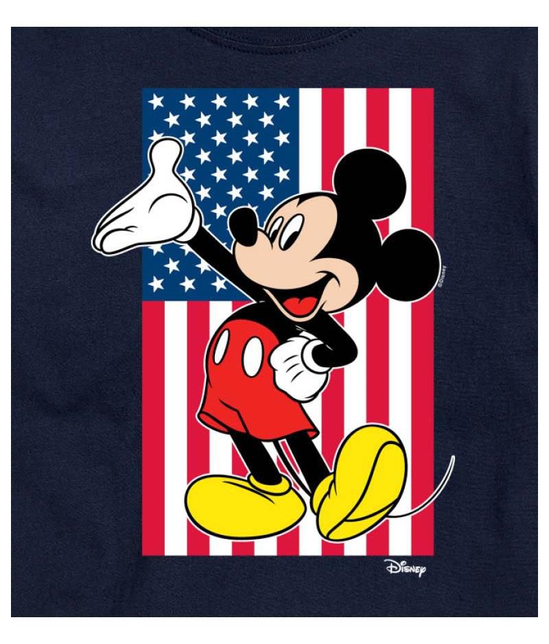 Hybrid Apparel Mickey Flag Mens Short Sleeve Tee