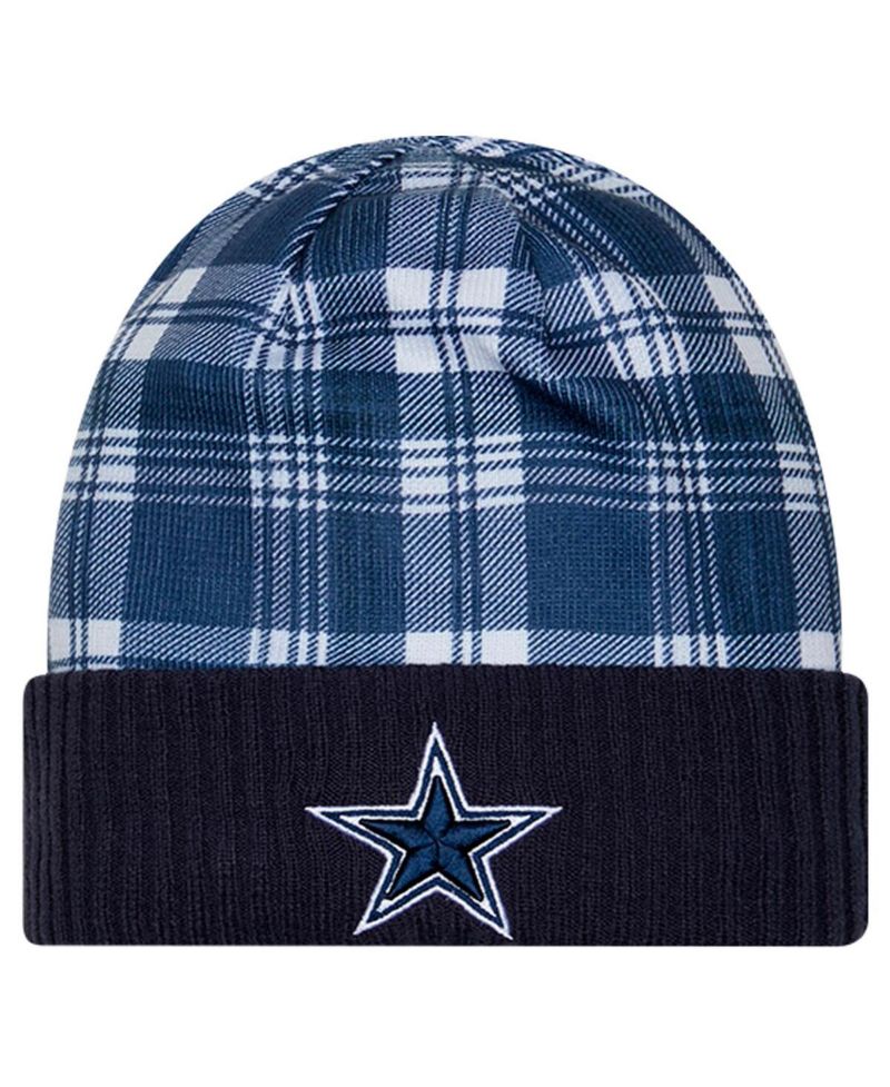 Men's Navy Dallas Cowboys Sideline Statement Cuffed Knit Hat