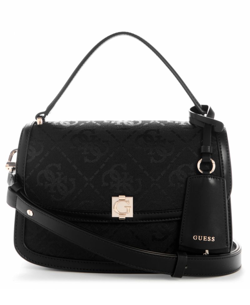 Audrey Logo Small Flap Crossbody Handbag
