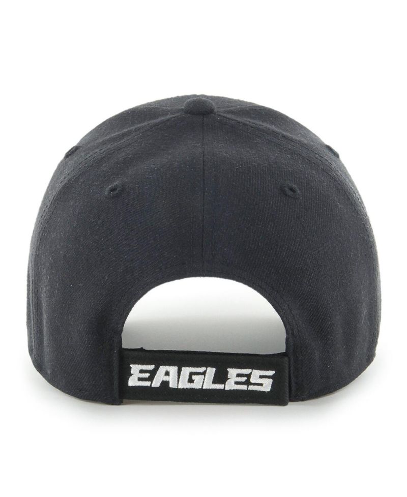 Men's Black Philadelphia Eagles MVP Adjustable Hat