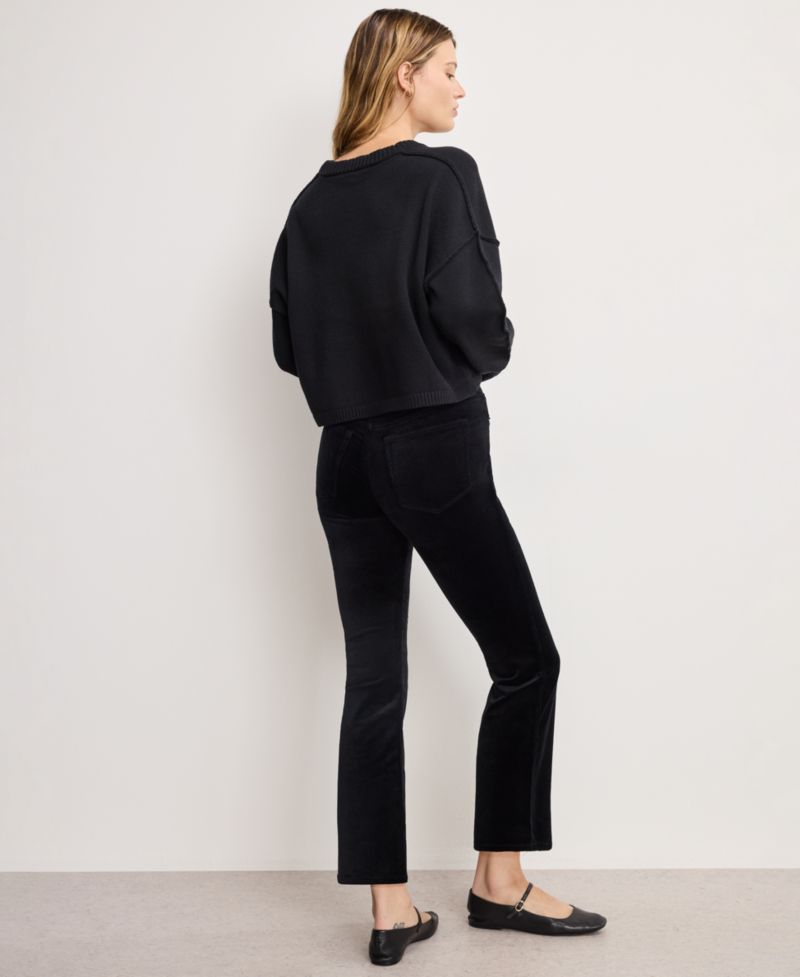 Women's Velvet Good High Rise Kick Flare Pants, Regular & Plus Size