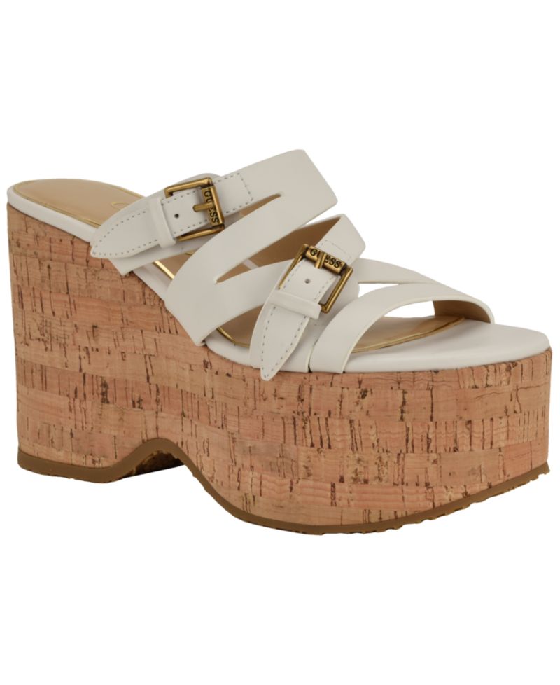 Women's Nailah Strappy High Platform Wedge Sandals
