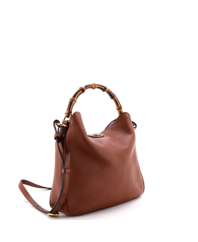 Medium Diana NM Bamboo Shoulder Bag Leather