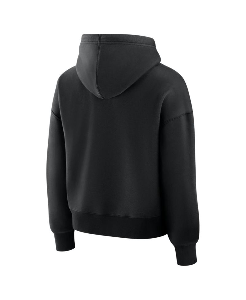 Women's Black Tampa Bay Buccaneers Relaxed High Hip Essential Legacy Hoodie