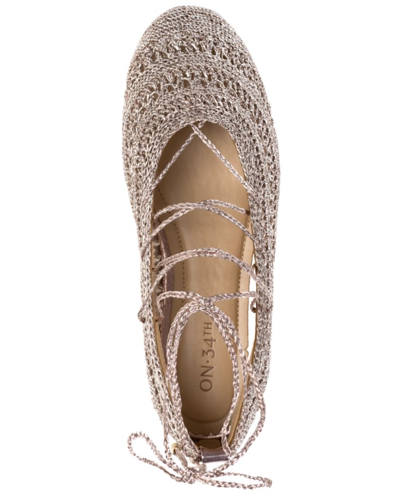 Women's Kassiani Lace-Up Round Toe Flats