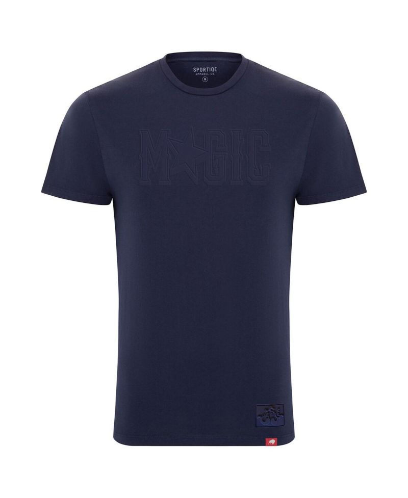 Men's and Women's Heather Navy Orlando Magic x JEFRE 2023/24 City Edition Bingham T-shirt