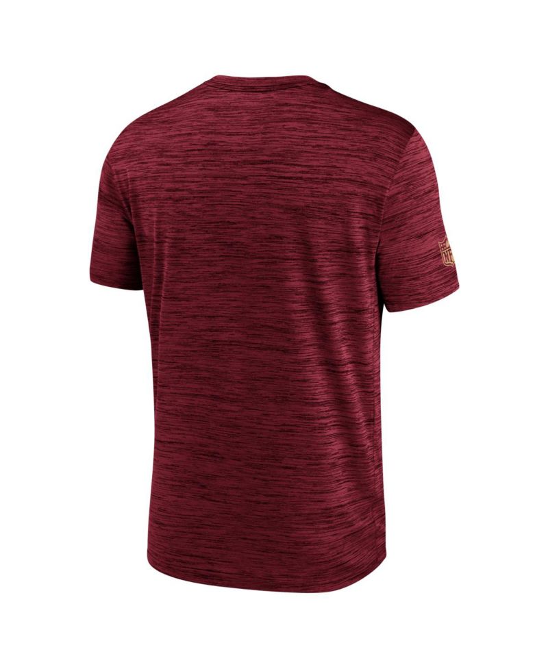 Men's Scarlet San Francisco 49ers Big & Tall Sideline Velocity Performance T-Shirt