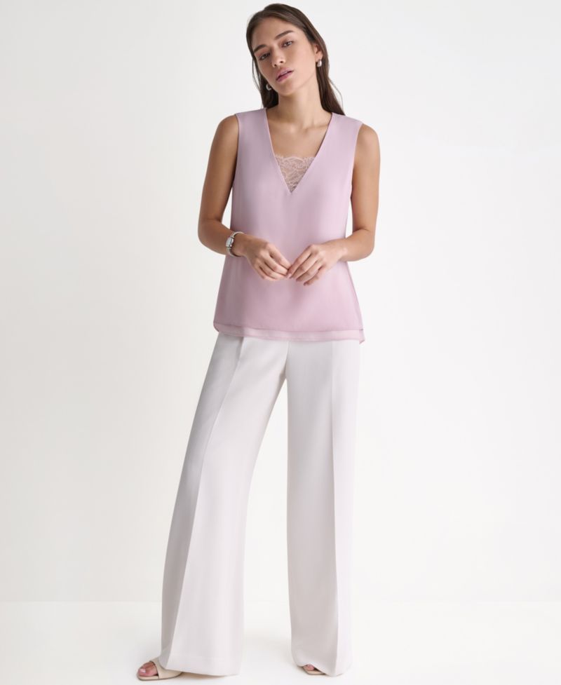Women's Sleeveless V-Neck Blouse