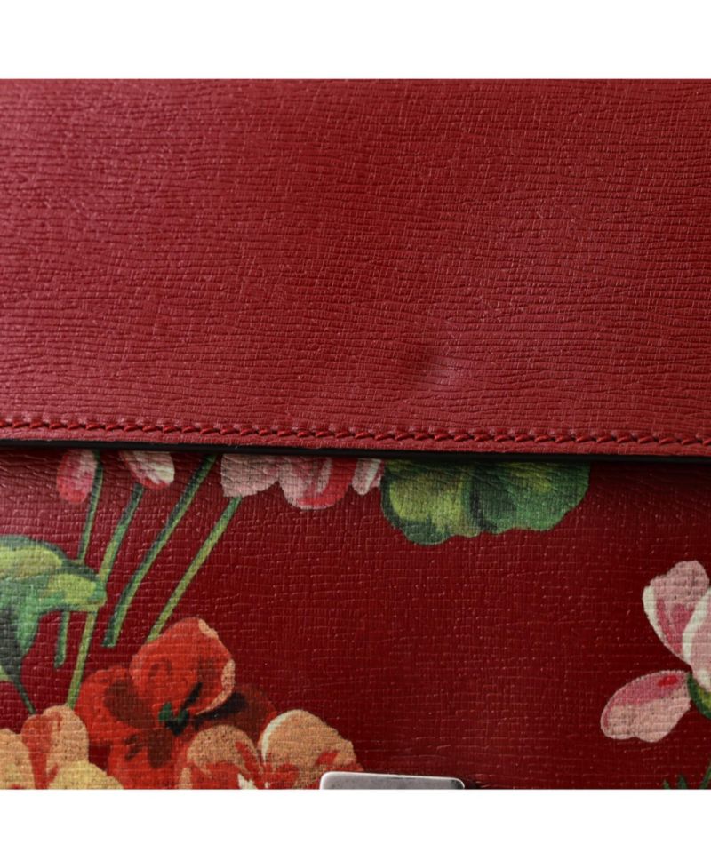 Small Dionysus Bag Blooms Print Leather