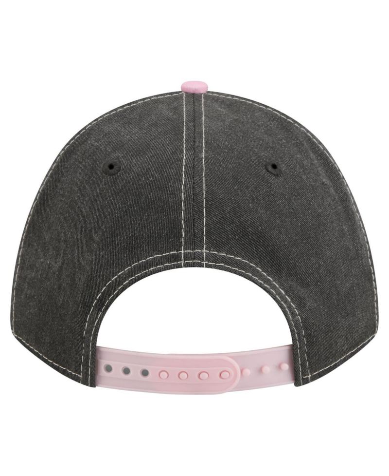 Men's Black Inter Miami CF Jersey Hook 9FORTY Adjustable Hat